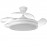 Abrila Ventilador Bayomo Blanco Plegable dc 108Ø 59w Dimable Regulable Intensidad CCT Mando Memoria y temporizador 142591401