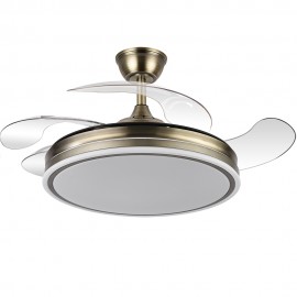 Abrila Ventilador Bayomo DC Cuero Plegable 108Ø Ultrasilencioso 59w Regulable Mando Memoria y Temporizador 142591414
