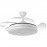 Abrila Ventilador Dani DC Blanco Plegable 108Ø Ultrasilencioso 59w Regulable Mando Memoria y Temporizador 165391401