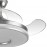 Abrila Ventilador Dani DC Plegable Niquel 108Ø Ultrasilencioso 59w Regulable Mando, Memoria y Temporizador 165391420