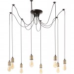 Mdc Colgante Mildred 8Xe27 Negro-Medalla 5-2420-90-84