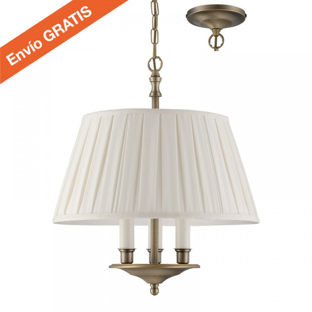 Mdc Colgante Led Pantalla Clasico Alba Cuero 5-6923-49-60