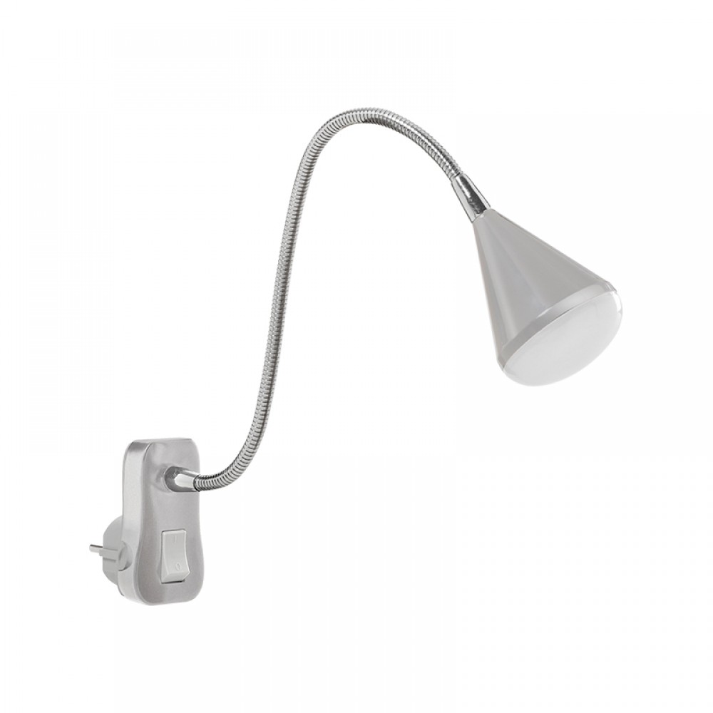 Mdc Enchufe Flexo Globe Led 2,4W Plata 5-6924-32-01