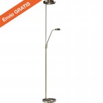 Mdc Lampara Pie Led Chic Cuero 5-7001-43-09