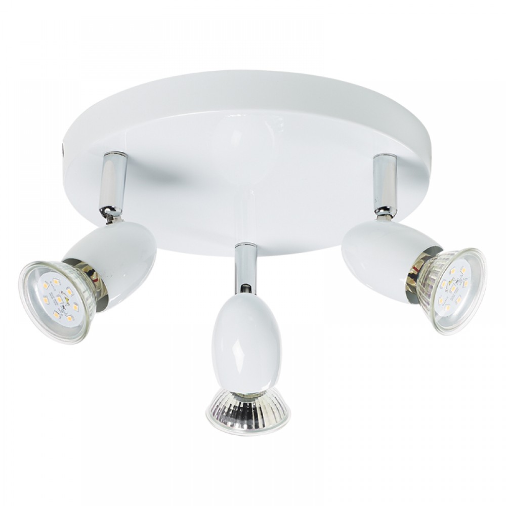 Mdc Foco Ouvi Base 3Xgu10 Blanco 5-7013-80-01