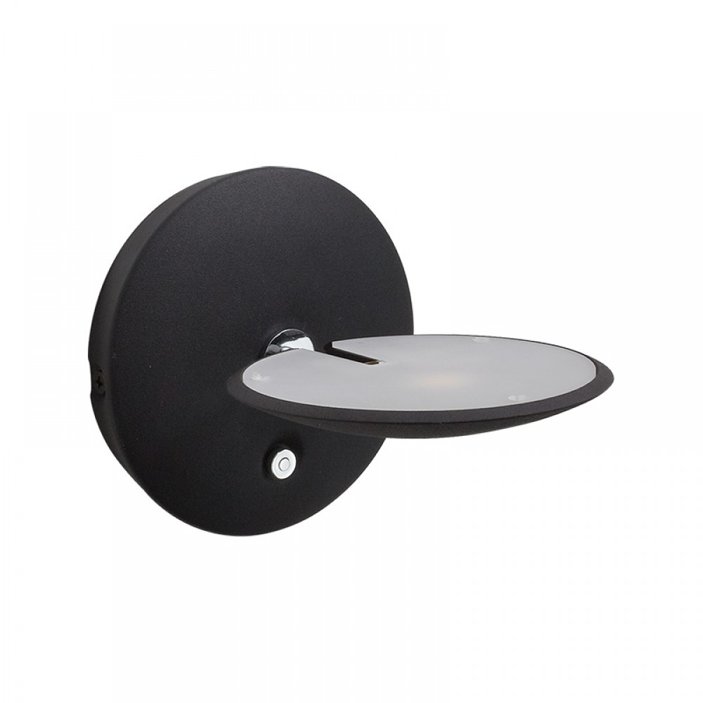 Mdc Aplique Sione 7W 600Lm Dim Negro Mate-Cromo 5-7354-06-02