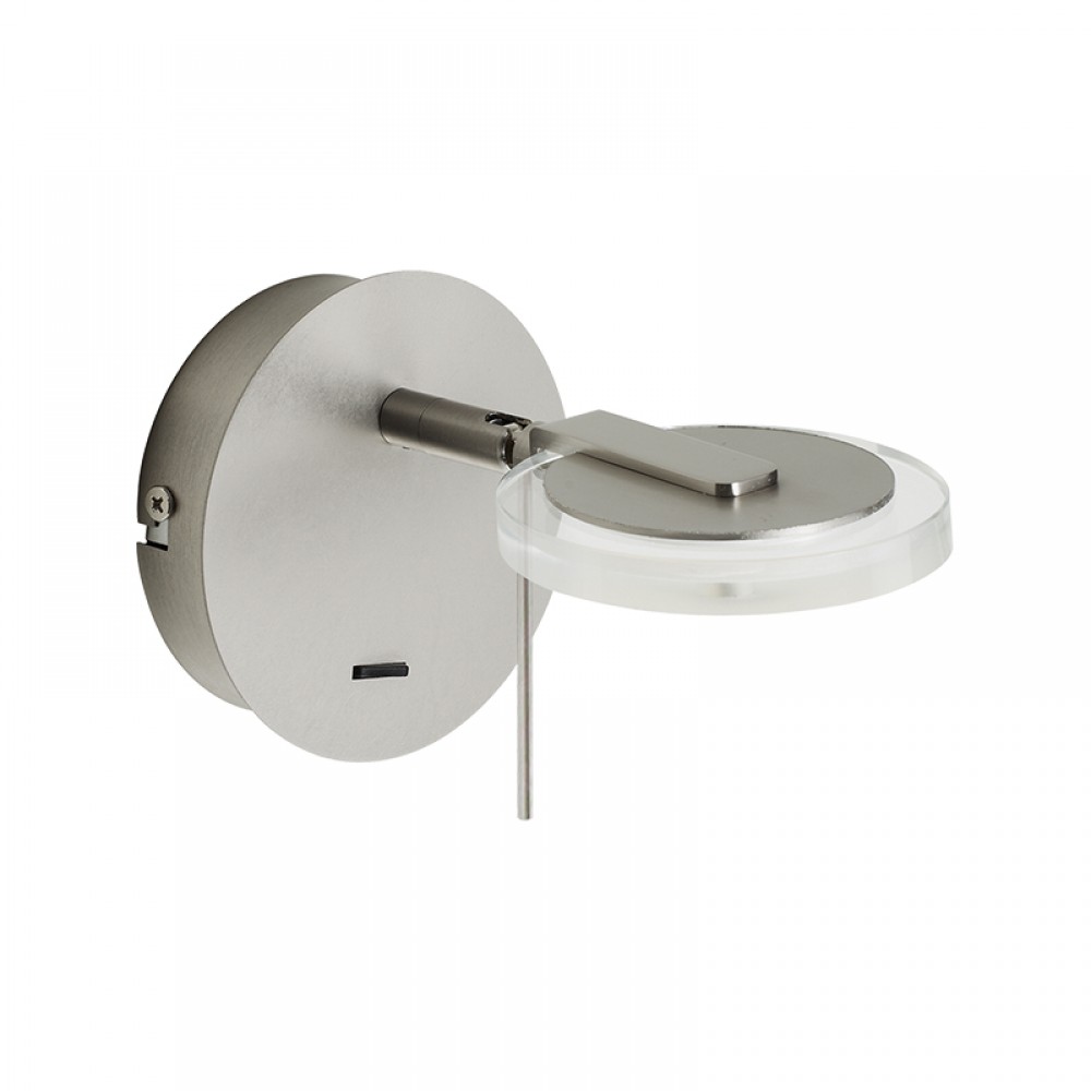 Mdc Aplique Onix Led 6W 3000K NíQuel Mate 5-7377-97-02