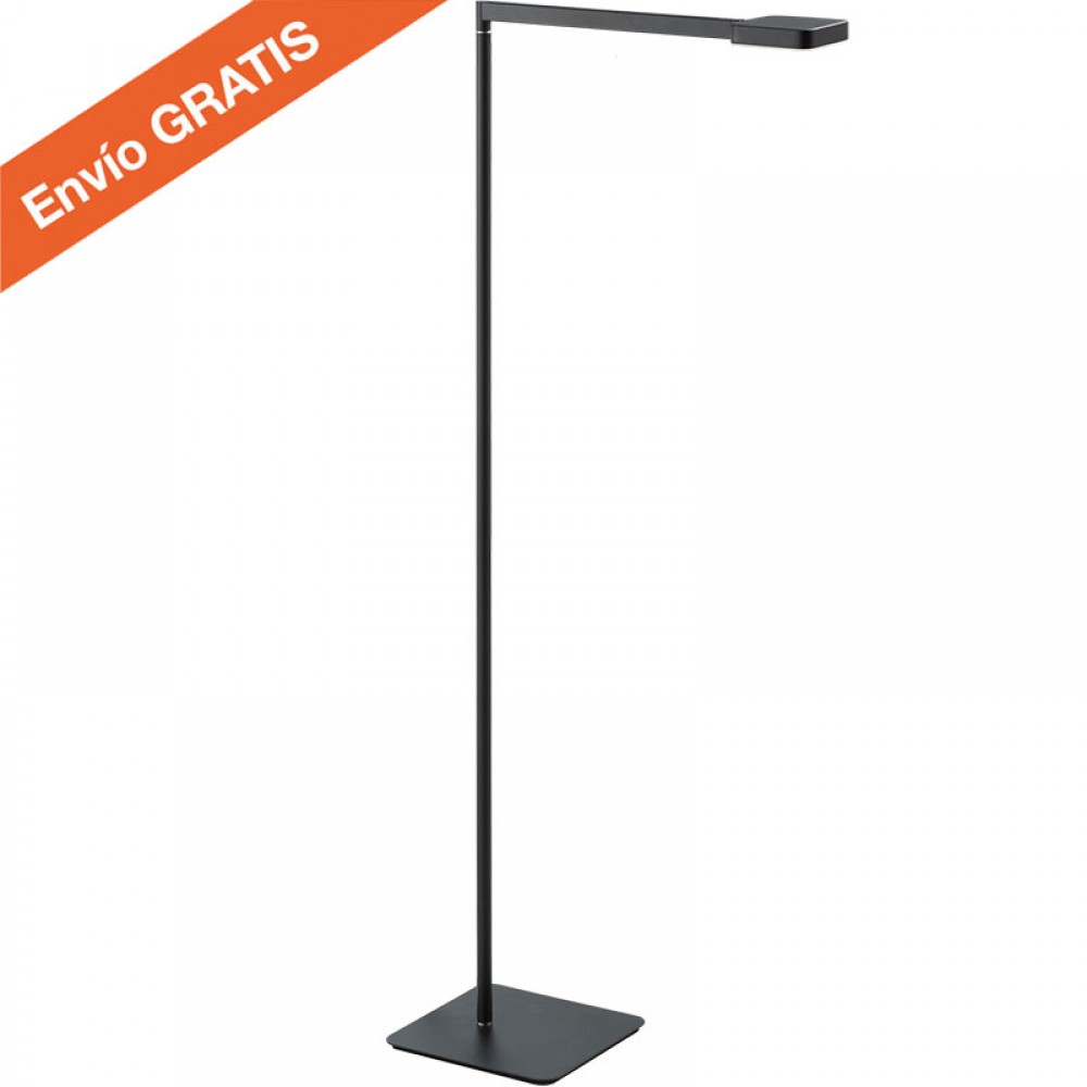 Mdc Pie Led Lectura 6W Finess Negro 5-7401-91-20