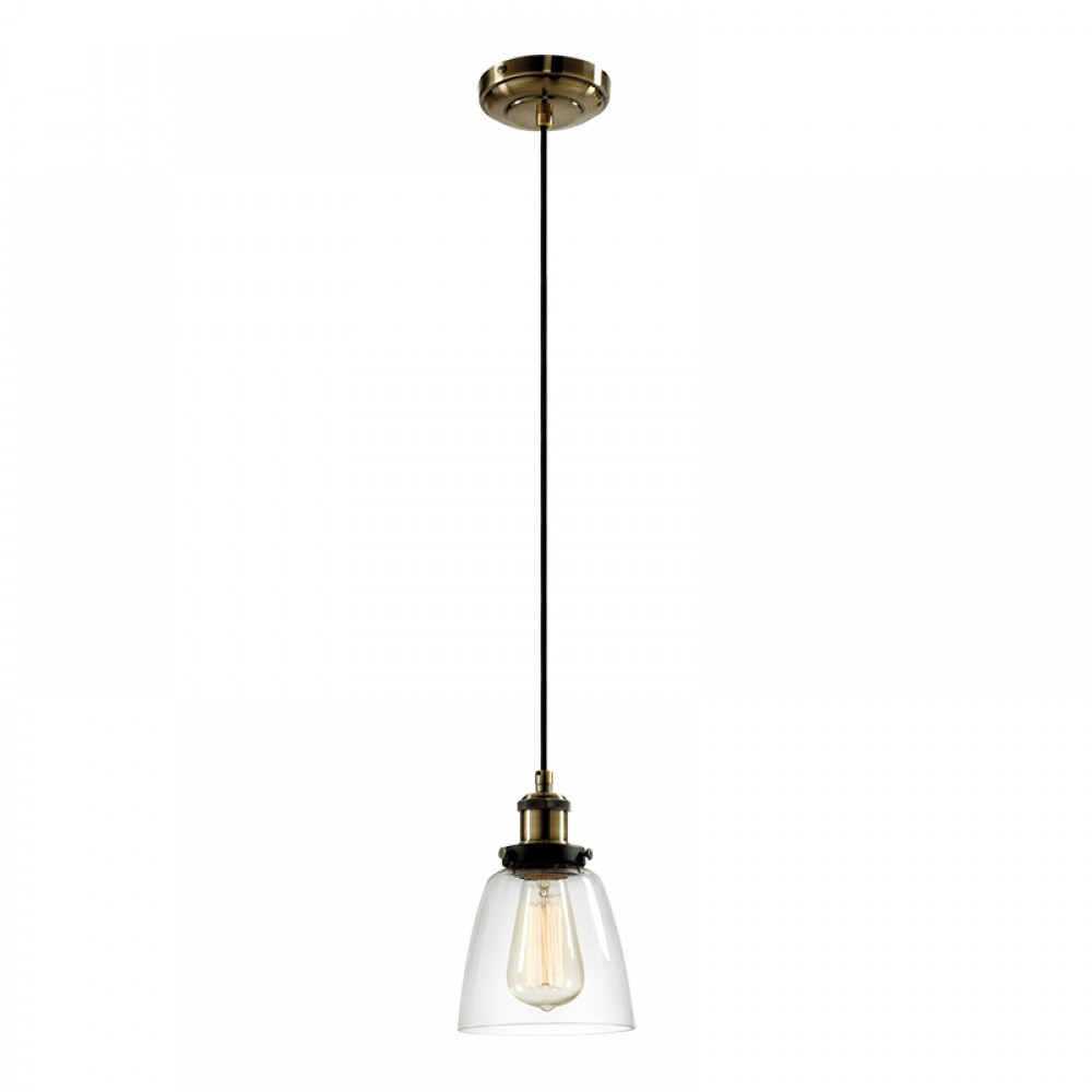 Mdc Colgante Trento E27 Medalla-Cristal Transp. 5-7420-44-01