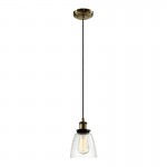 Mdc Colgante Trento E27 Medalla-Cristal Transp. 5-7420-44-01