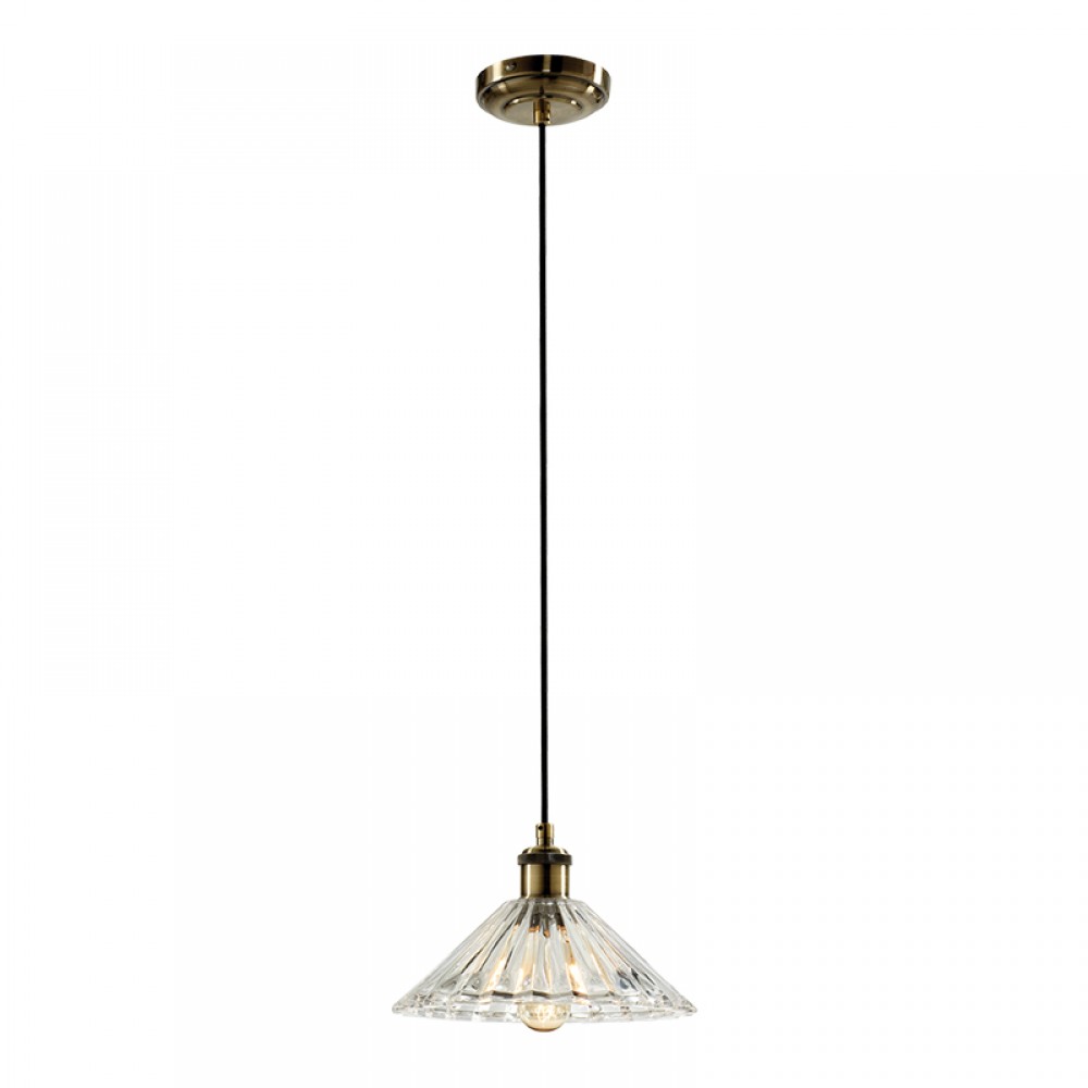 Mdc Colgante Erbe E27 60W Medalla-Cristal Transp. 5-7421-44-01