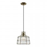 Mdc Colgante Veneto E27 Medalla-Cristal Transp. 5-7422-44-01