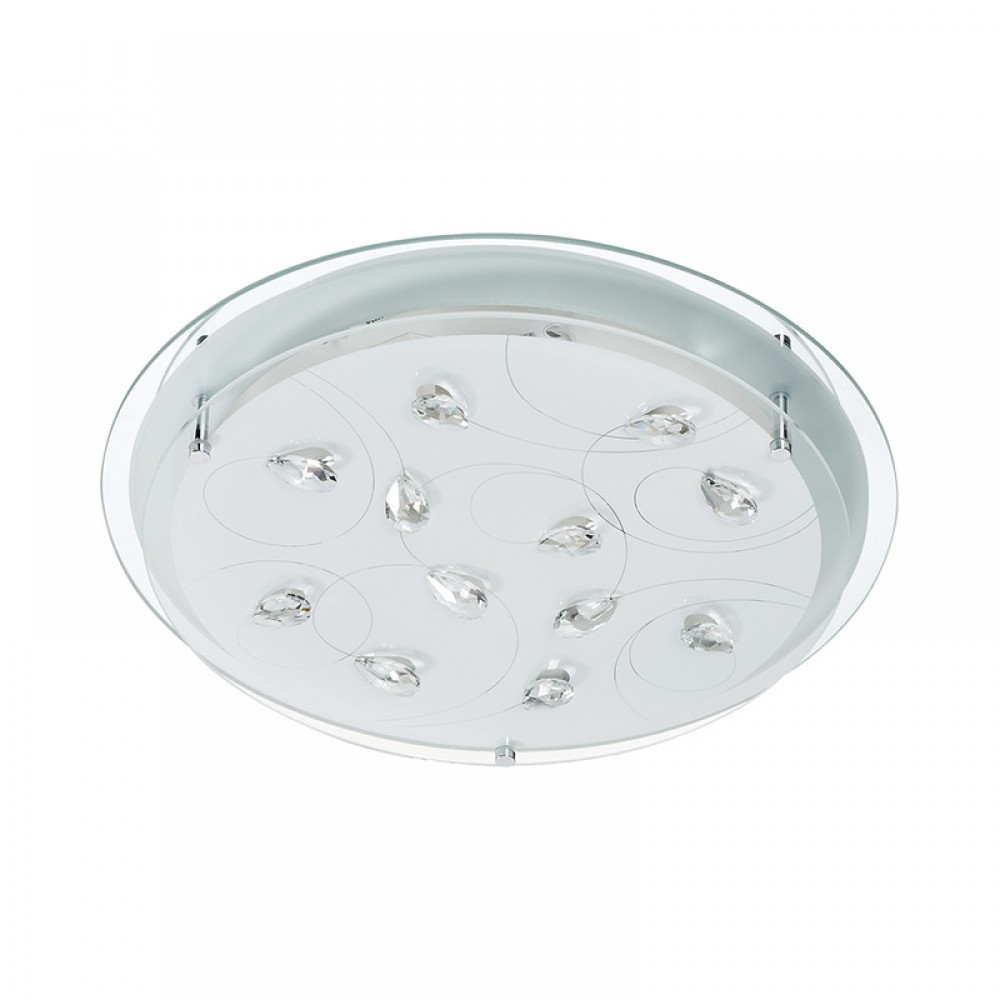 Mdc Plafon Rosky 42Diam 3Xe27 Cristal Decor 5-7428-30-92