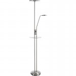 Mdc Pie Duomo T Led 5W+22W Usb-Mesa Cromo Mate 5-7468-35-20