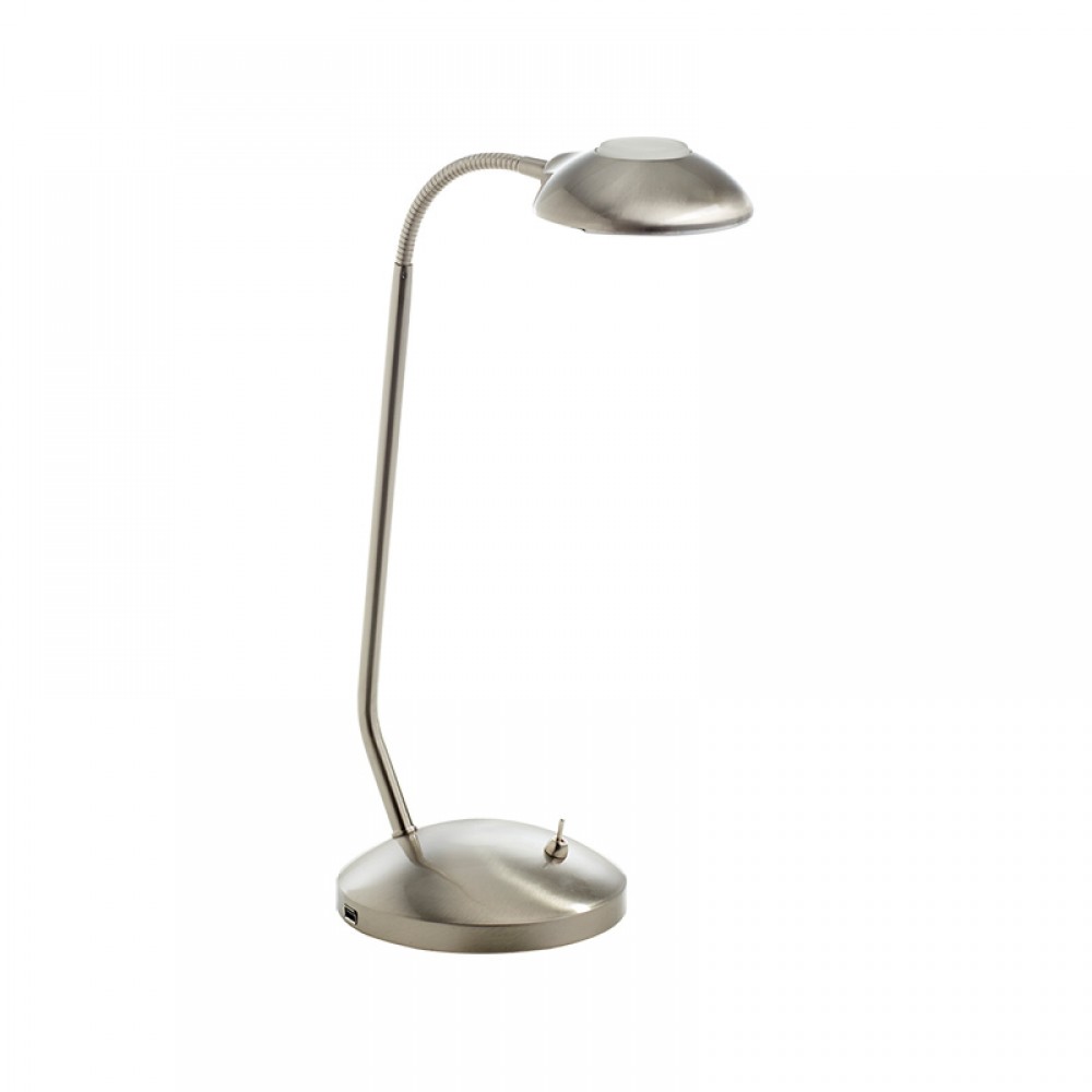Mdc Sobremesa Dyle Led 5W 3000K-Usb Cromo Mate 5-7478-35-09