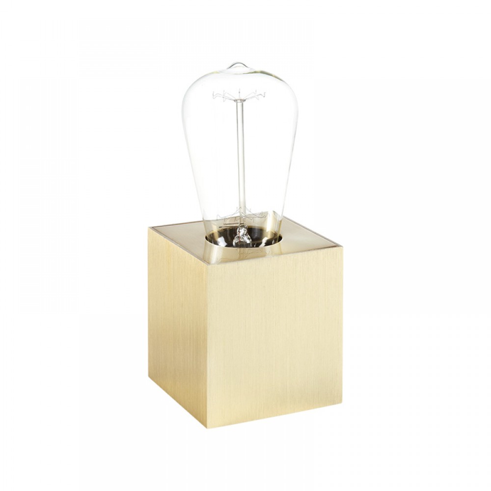 Mdc Sobremesa Cubik E27 Oro Cepillado 5-7534-04-16
