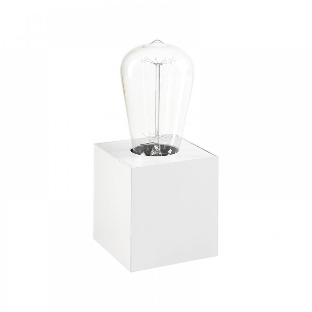 Mdc Sobremesa Cubik E27 Blanco 5-7534-80-16