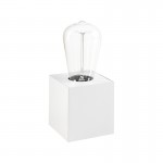 Mdc Sobremesa Cubik E27 Blanco 5-7534-80-16
