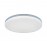 Mdc Plafon Eros Led 36W 4000K ø38Cm Bl Estr-Aro Plata 5-7568-70-81