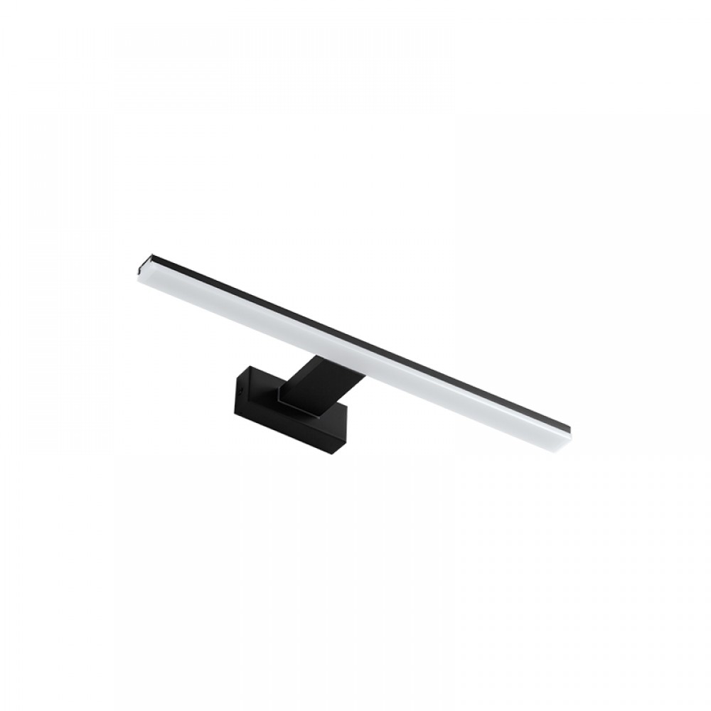 Mdc Aplique Baño Tiwall Negro Led 12W 450Mm 3000K Ip44 5-7597-91-09