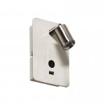 Mdc Aplique Reader-Usb 3W Cromo Mate 5-7601-35-02