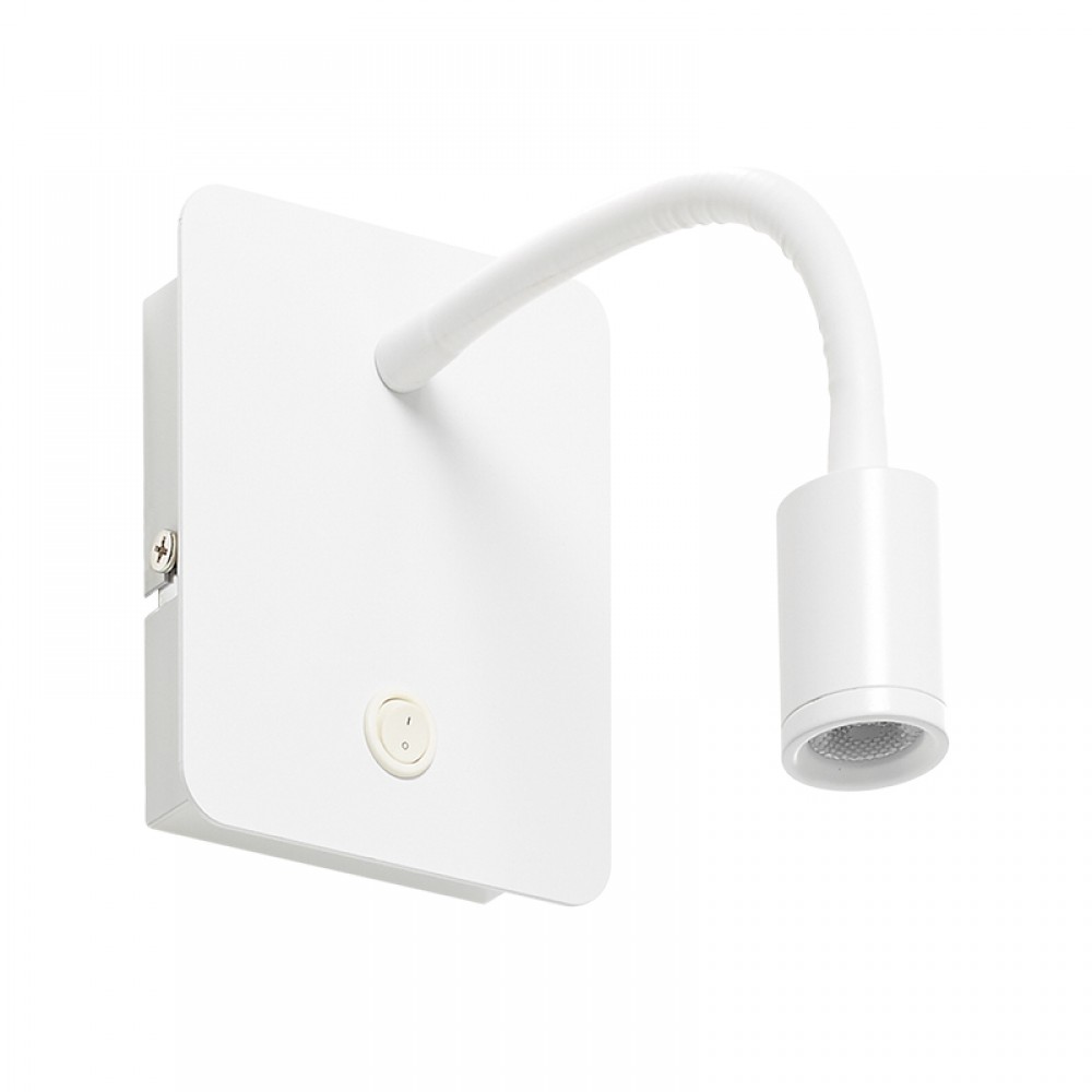 Mdc Aplique Reader Flex 3W Blanco Mate 5-7602-81-02