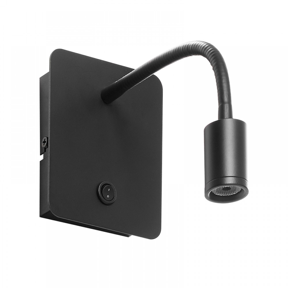 Mdc Aplique Reader Flex 3W Negro Mate 5-7602-91-02