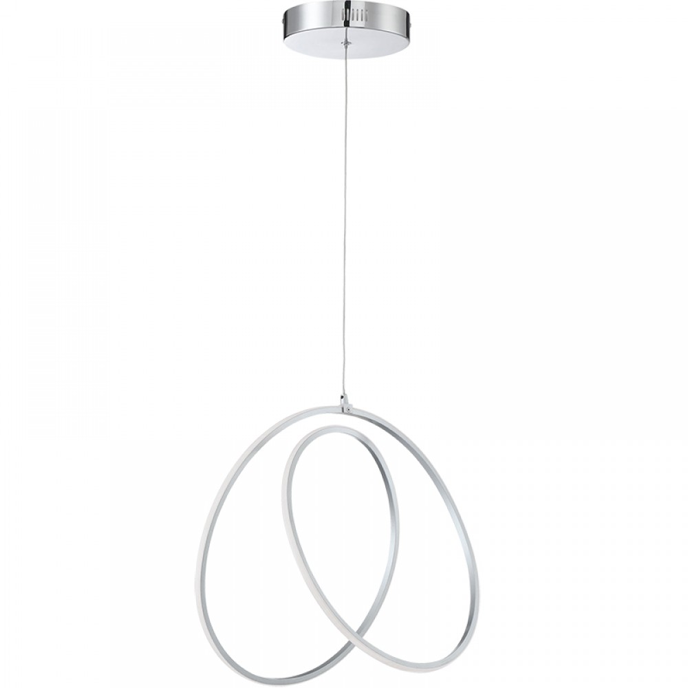 Mdc Colgante Cercles Led 34W ø400Mm 3000K Plata 5-7610-32-02