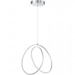 Mdc Colgante Cercles Led 34W ø400Mm 3000K Plata 5-7610-32-02