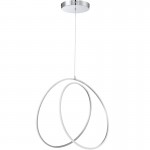 Mdc Colgante Cercles Led 52W ø550Mm 3000K Plata 5-7611-32-02