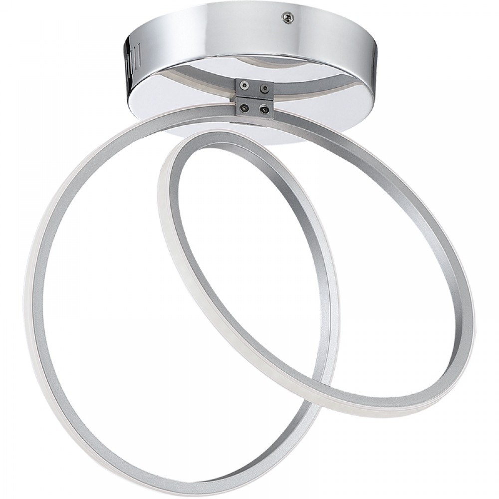 Mdc Plafon Cercles Led 28W ø250Mm 3000K Plata 5-7612-32-02