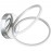 Mdc Aplique Cercles Led 12W ø250Mm 3000K Plata 5-7614-32-02