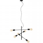 Mdc Colgante Atenea 6Xe27 Negro 5-7659-91-21