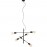 Mdc Colgante Atenea 6Xe27 Negro 5-7659-91-21