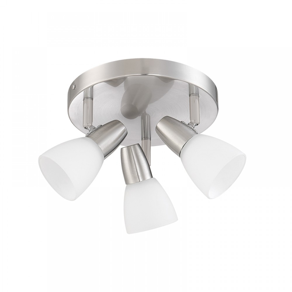 Mdc Foco Salsa Base 3Xe14 Cromo Mate 5-7673-35-01