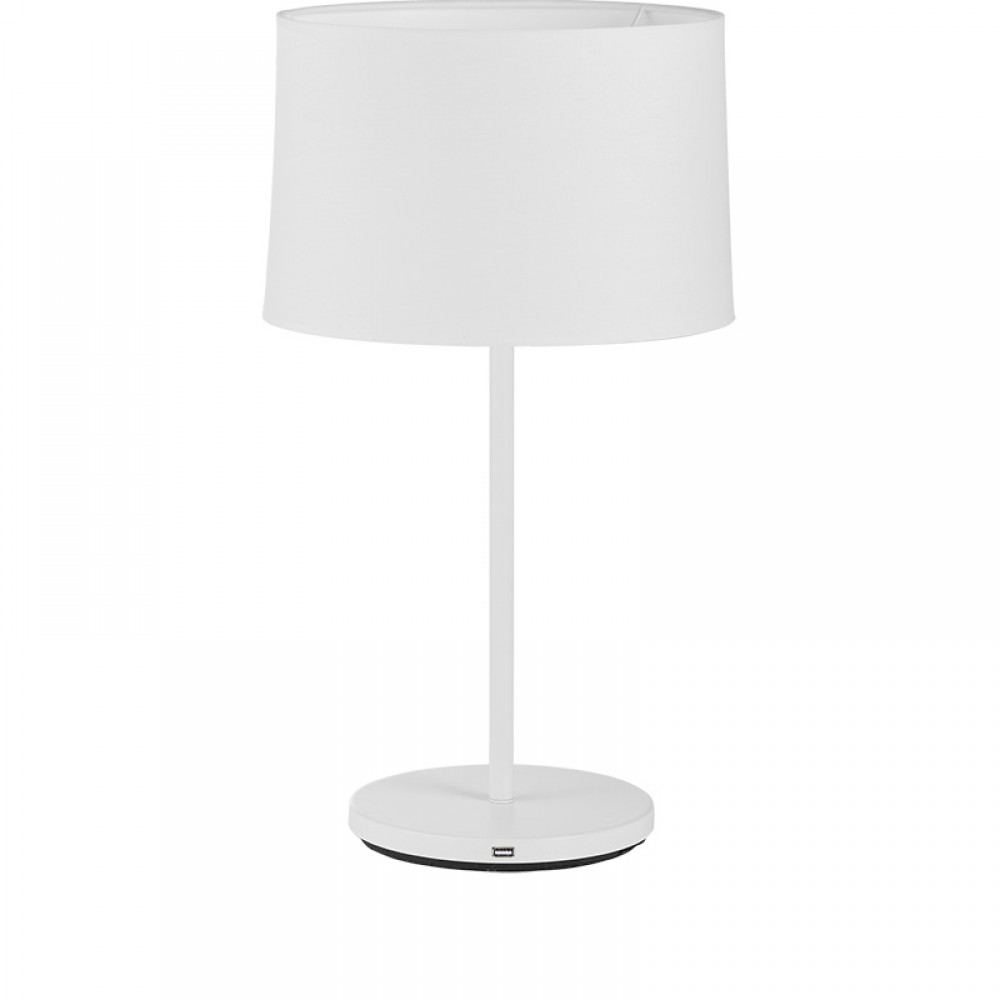Mdc Sobremesa Roomer L Blanco Mate 1Xe27 Usb 5-7684-81-01