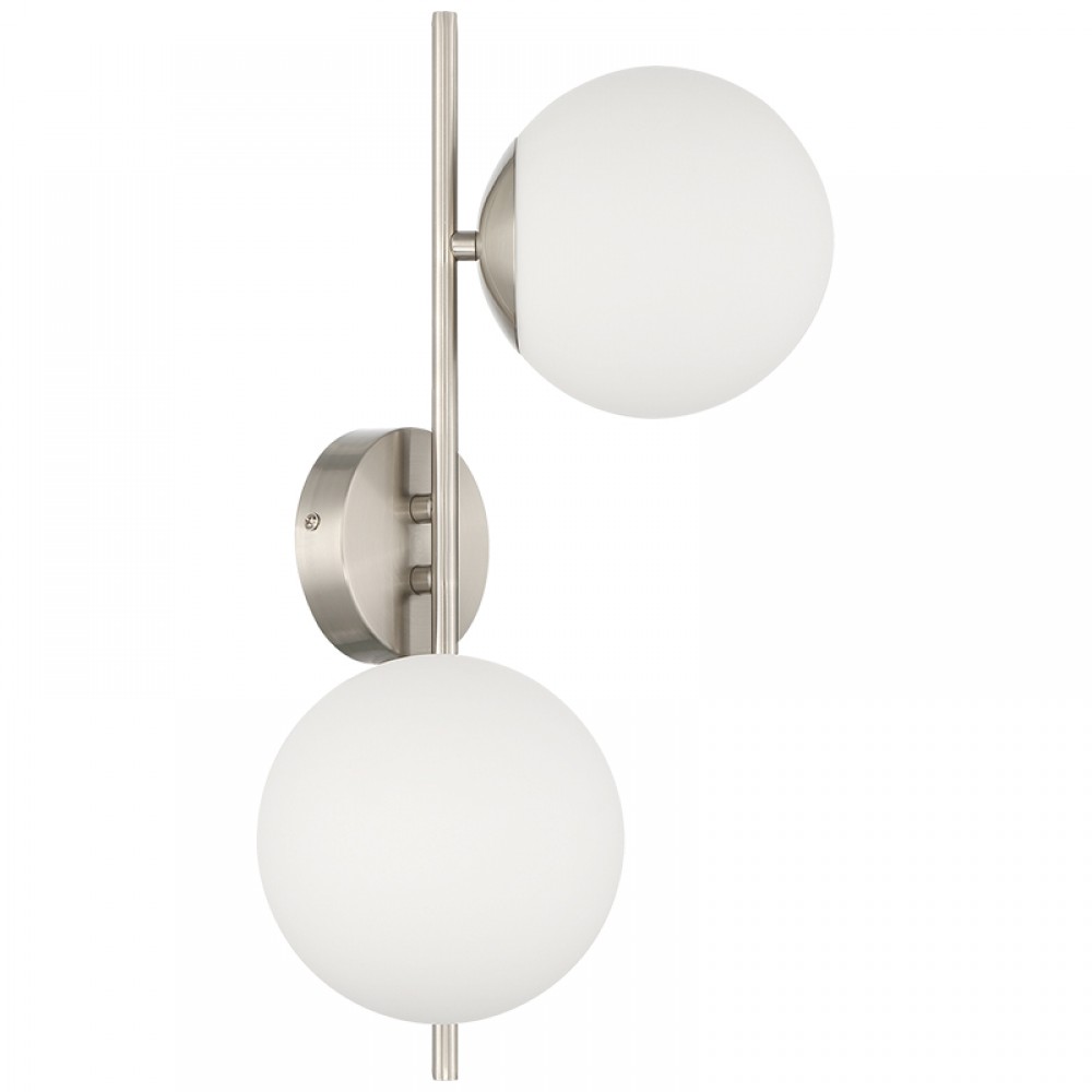 Mdc Aplique Ronda 2Xe27 Bola-15 Cromo Mate 5-7768-35-01