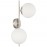 Mdc Aplique Ronda 2Xe27 Bola-15 Cromo Mate 5-7768-35-01