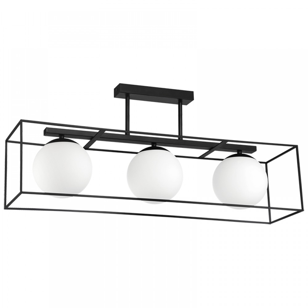 Mdc Plafon Gabia Negro Mate 3Xe27 5-7799-91-01