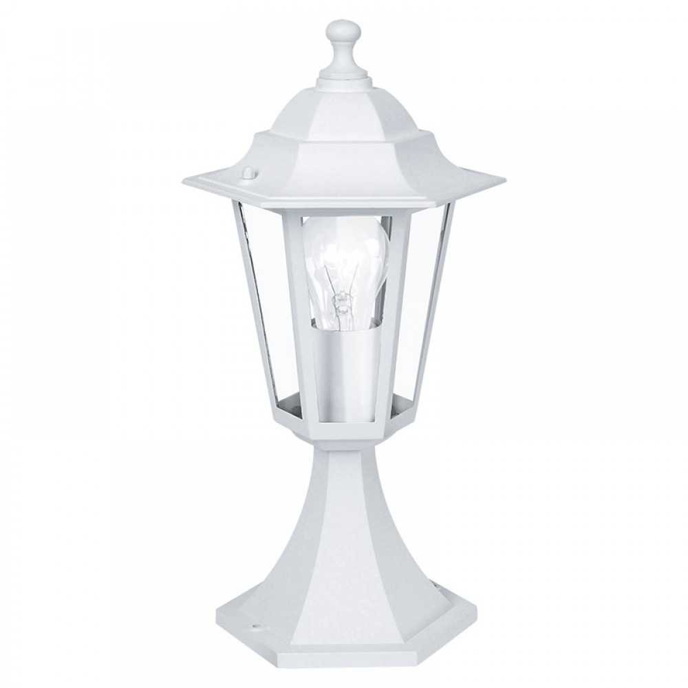 Lamparas Eglo Baliza Exterior Blanca Laterna 5 22466
