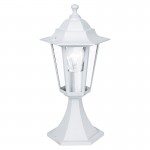 Lamparas Eglo Baliza Exterior Blanca Laterna 5 22466