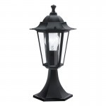 Lamparas Eglo Baliza Exterior Negro Laterna 4 22472