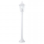 Lamparas Eglo Pedestal Exterior Blanco Laterna 5 22995