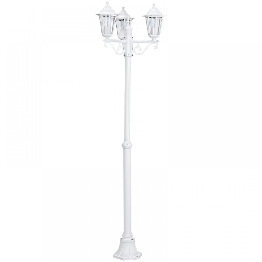 Lamparas Eglo Farola Exterior Blanco Laterna 5 22996
