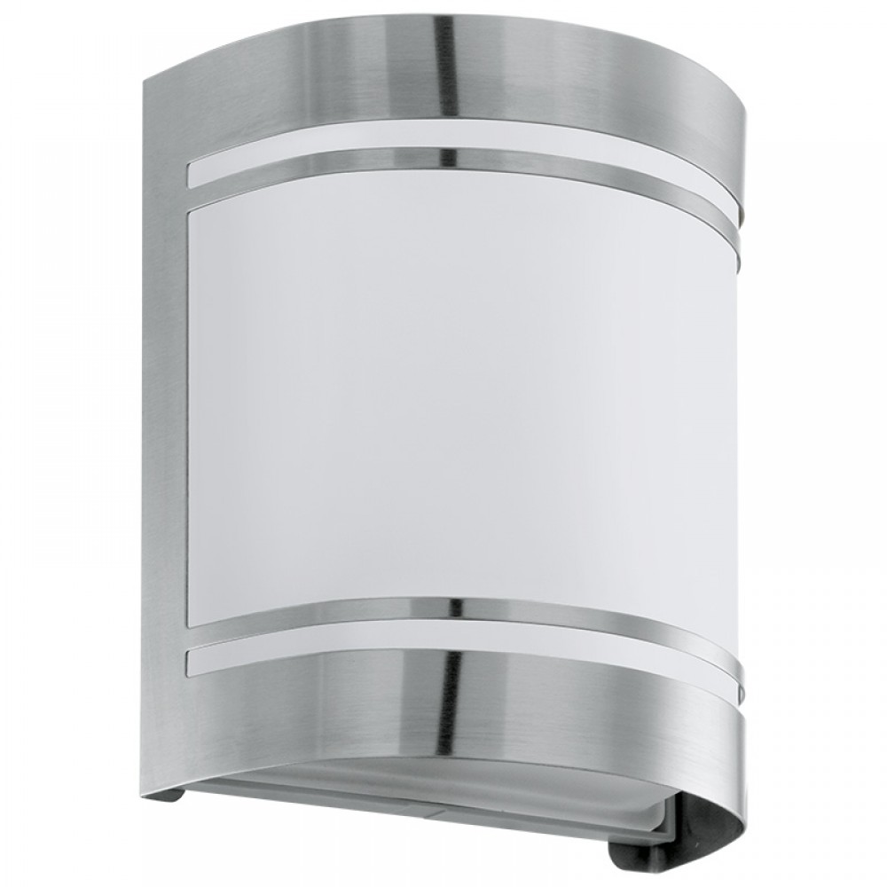 Lamparas Eglo Aplique Led Exterior Acero Cerno 30191