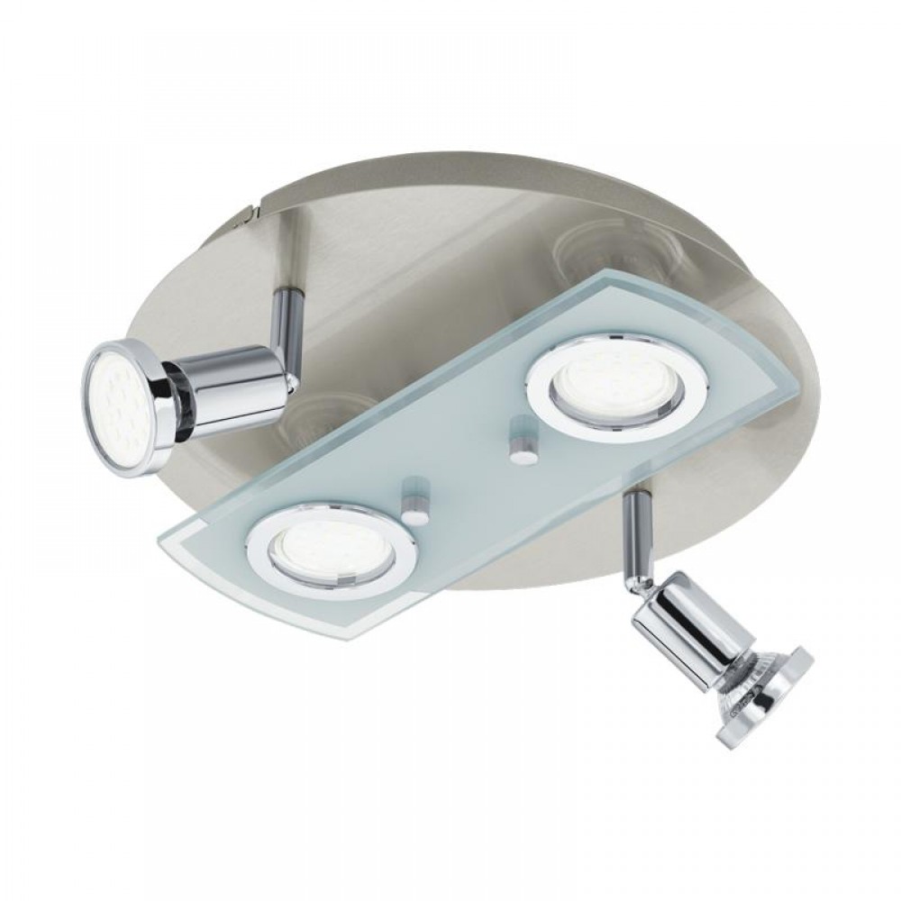 Lamparas Eglo Plafon Pawedo 1 Gu10-Led 4X3W 32001