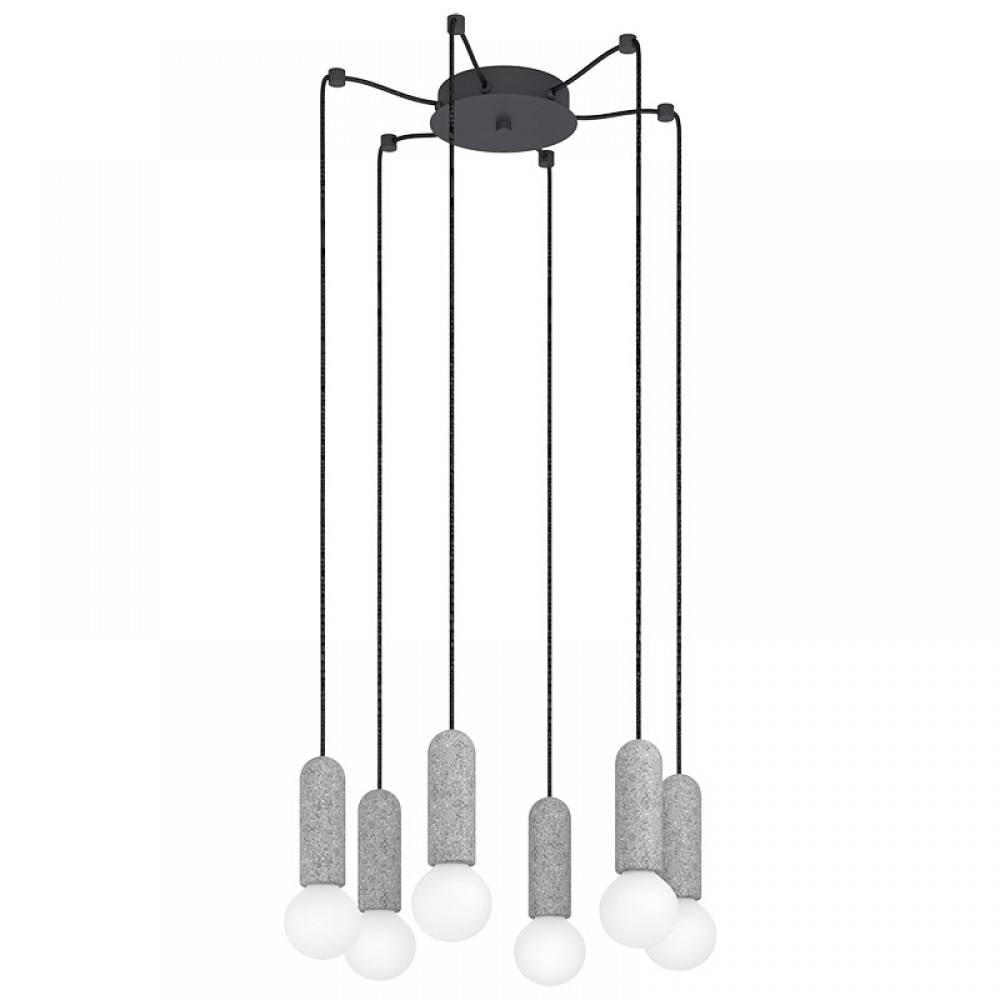 Lamparas Eglo Lampara Vintage Giaconecchia 6L 39833