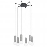 Lamparas Eglo Lampara Vintage Giaconecchia 6L 39833
