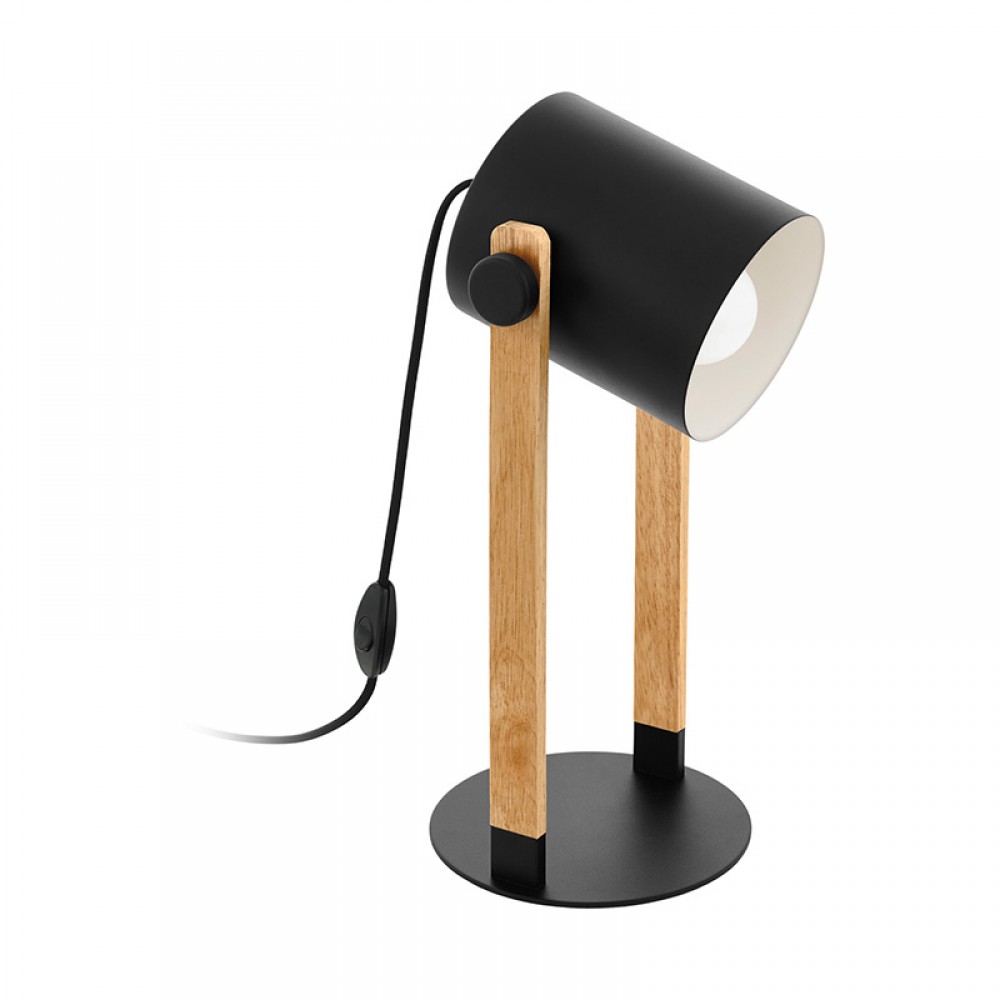 Lamparas Eglo Sobremesa Vintage Hornwood 43047