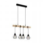 Lamparas Eglo Colgante Vintage Townshend 5 43132